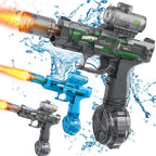 Plastic Electric Powerful Mini Water Gun Toy with Light for Kids