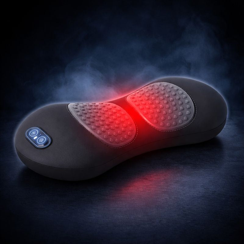 Back Pain Relief Massage Pillow (Heat + Vibration)