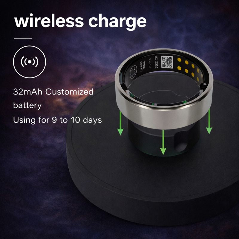 Health Monitor Smart Ring – Sports + Sleep Tracking (NFC)