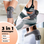 3-in-1 Wireless Heating & Vibration Knee Massager for Joint Pain Relief