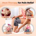3-in-1 Wireless Heating & Vibration Knee Massager for Joint Pain Relief