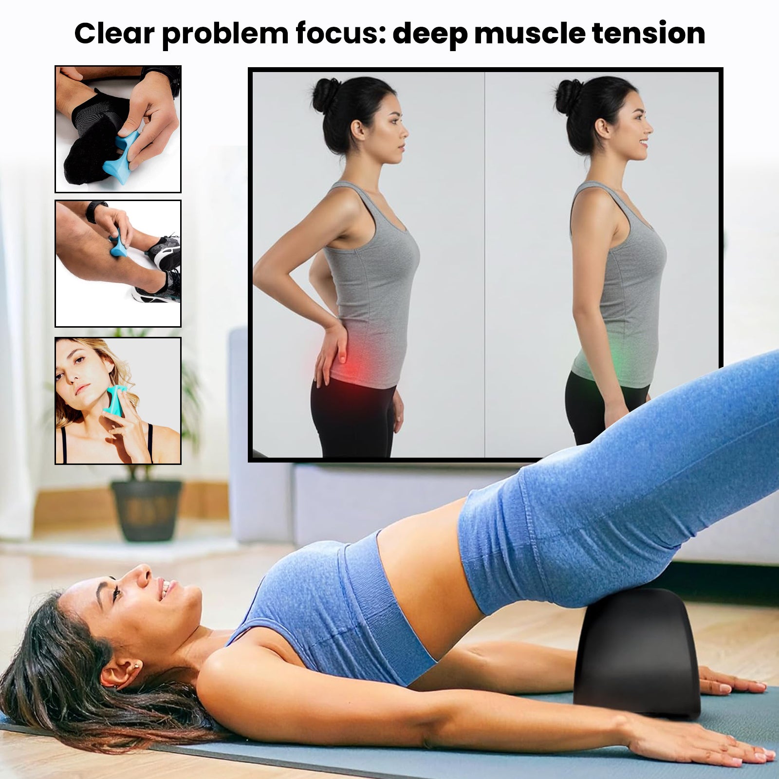 Deep Tissue Psoas & Back Muscle Relief Tool